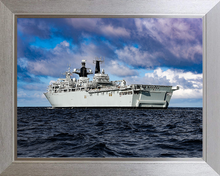 HMS Albion L14 Royal Navy Albion Class amphibious ship Photo Print or Framed Print - Hampshire Prints