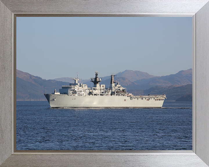 HMS Albion L14 Royal Navy Albion Class amphibious ship Photo Print or Framed Print - Hampshire Prints