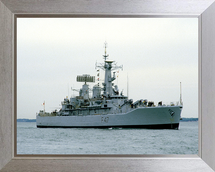 HMS Danae F47 Royal Navy Leander Class Frigate Photo Print or Framed Print - Hampshire Prints