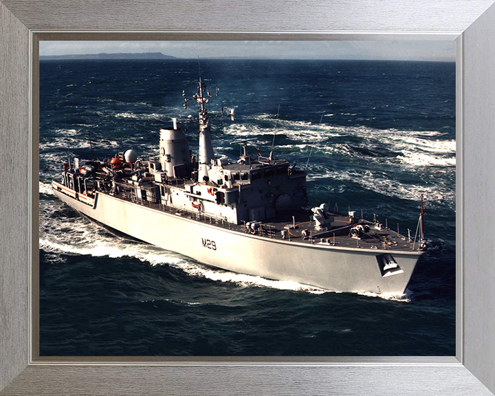 HMS Brecon M29 Royal Navy Hunt class mine countermeasures vessel Photo Print or Framed Print - Hampshire Prints