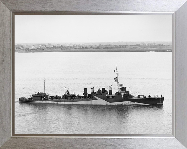 HMS Churchill I45 Royal Navy Town class Destroyer Photo Print or Framed Print - Hampshire Prints