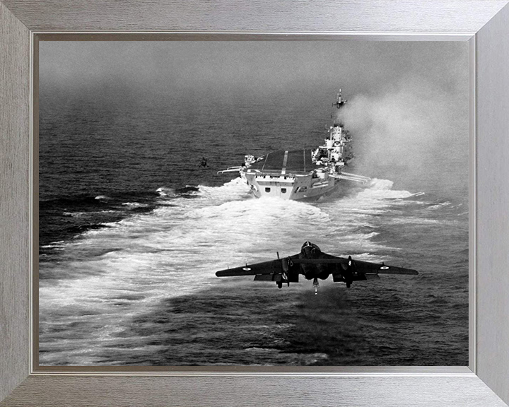 HMS Ark Royal R09 Royal Navy Audacious class aircraft carrier Photo Print or Framed Print - Hampshire Prints