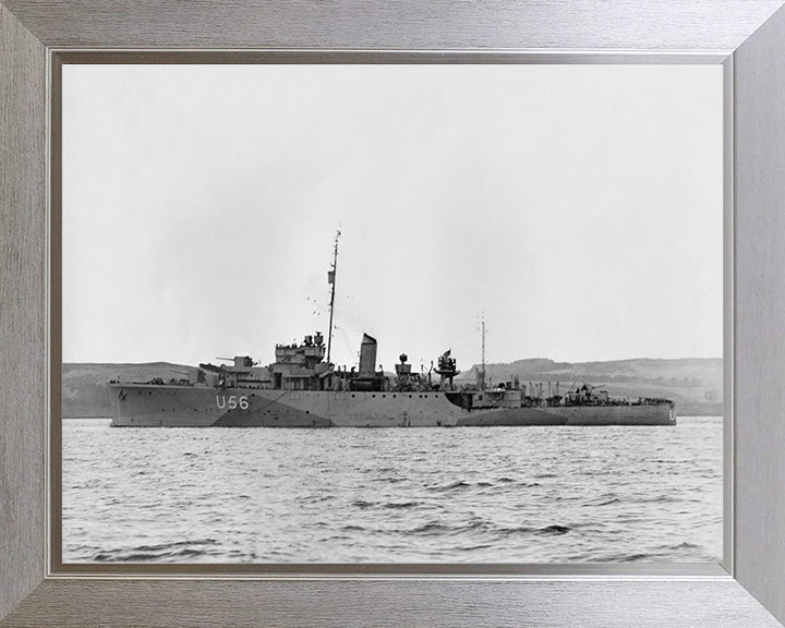 HMS Enchantress L56 (U56) Royal Navy Bittern class sloop Photo Print or Framed Print - Hampshire Prints