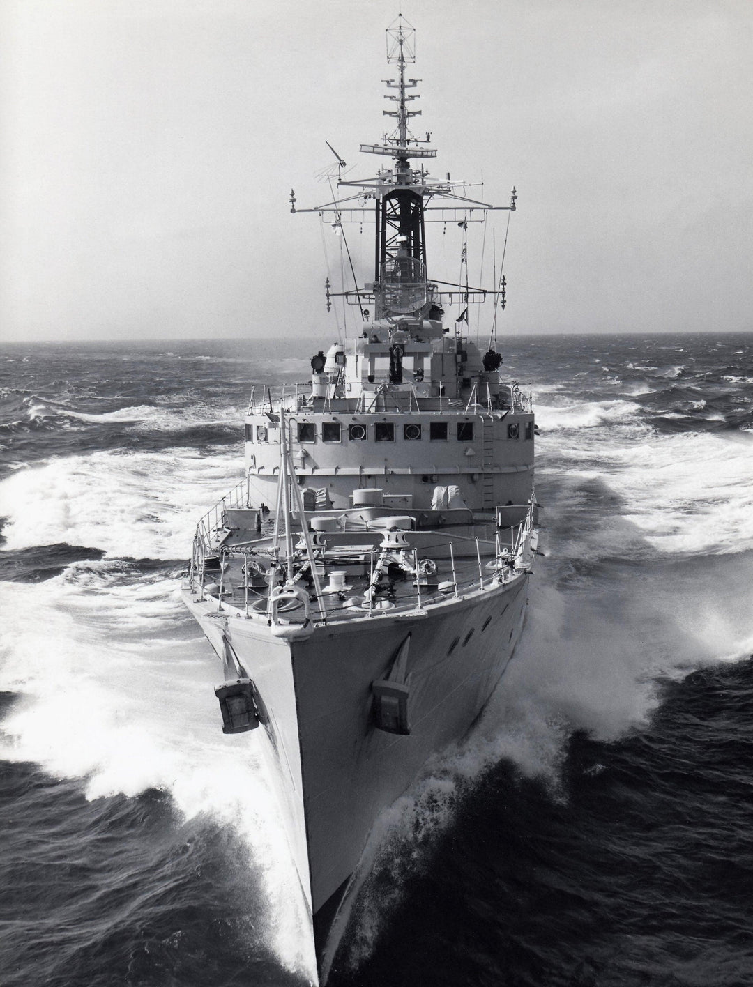 HMS Undaunted F53 (R53) Royal Navy U class destroyer Photo Print or Framed Print - Hampshire Prints
