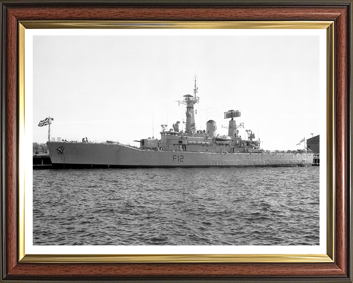 HMS Achilles F12 Royal Navy Leander Class Frigate Photo Print or Framed Print - Hampshire Prints