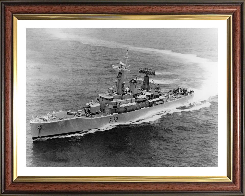 HMS Cleopatra F28 Royal Navy Leander class frigate Photo Print or Framed Print - Hampshire Prints