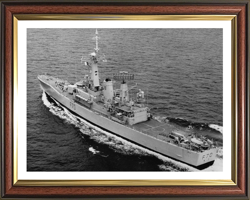 HMS Apollo F70 Royal Navy Leander class Frigate Photo Print or Framed Print - Hampshire Prints