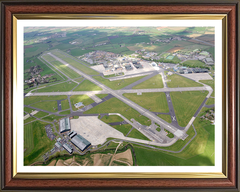 HMS Heron RNAS Yeovilton Aerial Photo Print or Framed Photo Print - Hampshire Prints