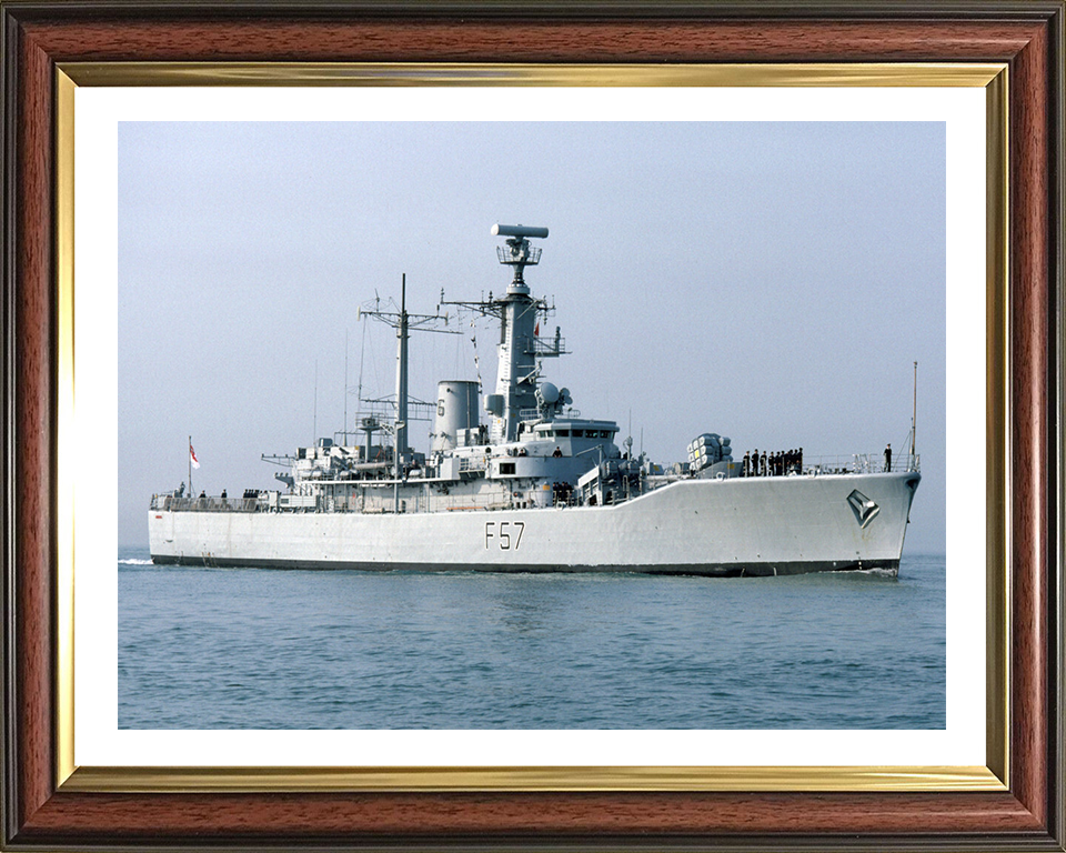 HMS Andromeda F57 Royal Navy Leander class frigate Photo Print or Framed Print - Hampshire Prints