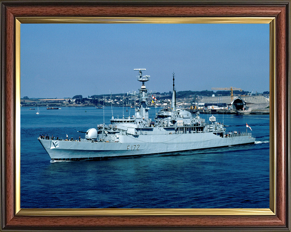 HMS Ambuscade F172 Royal Navy Type 21 frigate Photo Print or Framed Print - Hampshire Prints