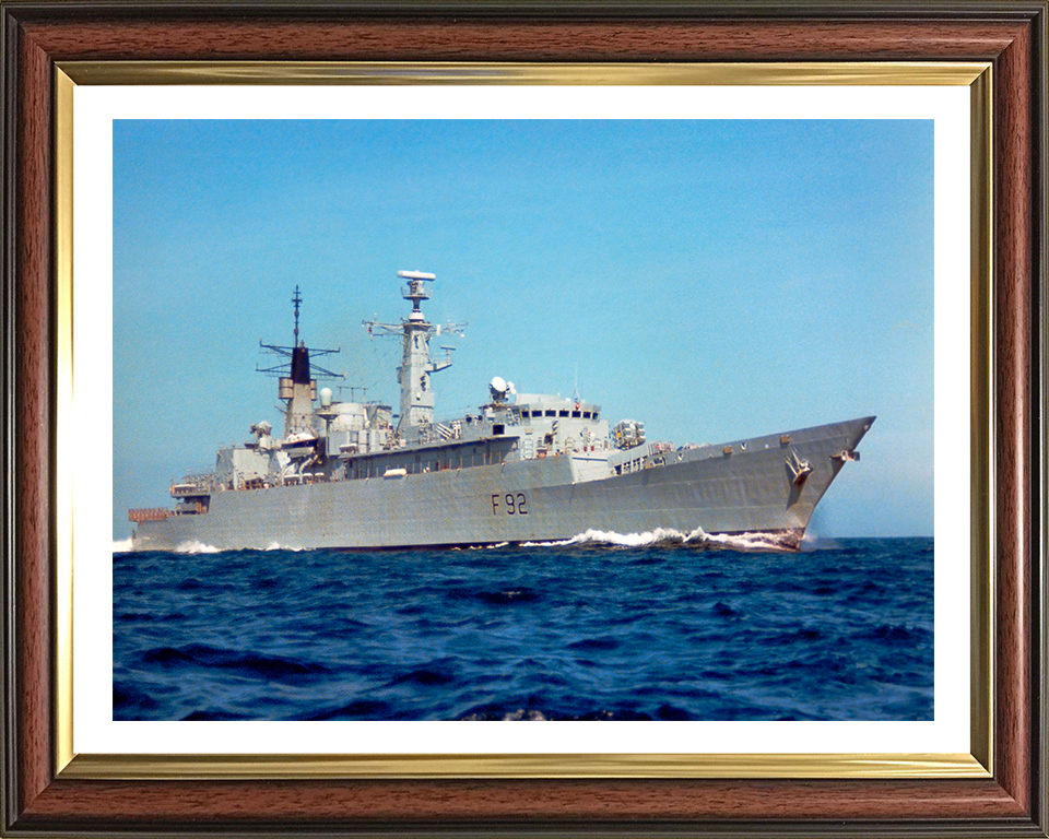 HMS Boxer F92 Royal Navy Type 22 Frigate Photo Print or Framed Print - Hampshire Prints