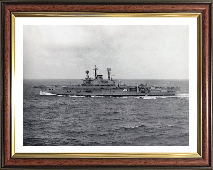 HMS Ark Royal R09 Royal Navy Audacious class aircraft carrier Photo Print or Framed Print - Hampshire Prints