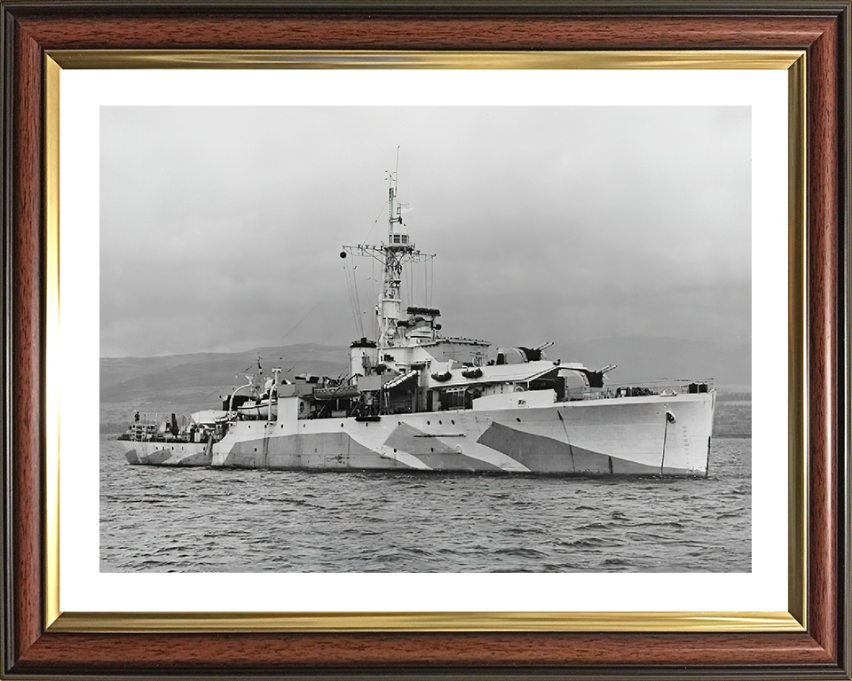 HMS Amethyst F116 Royal Navy Black Swan Class sloop Photo Print or Framed Print - Hampshire Prints