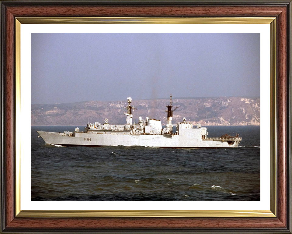 HMS Brave F94 Royal Navy Type 22 Frigate Photo Print or Framed Print - Hampshire Prints