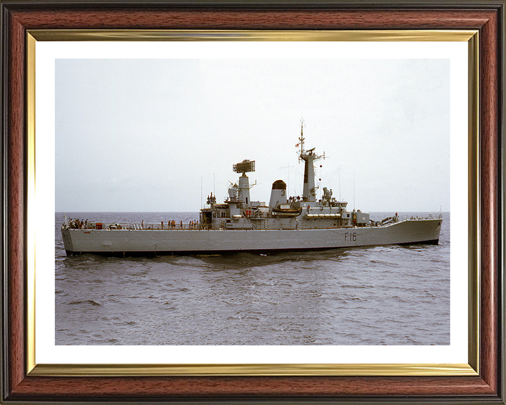 HMS Diomede F16 Royal Navy Leander class frigate Photo Print or Framed Print - Hampshire Prints