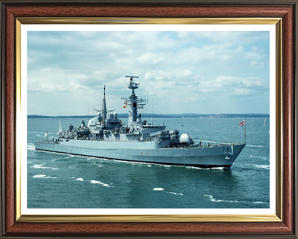 HMS Active F171 Royal Navy Type 21 frigate Photo Print or Framed Print - Hampshire Prints