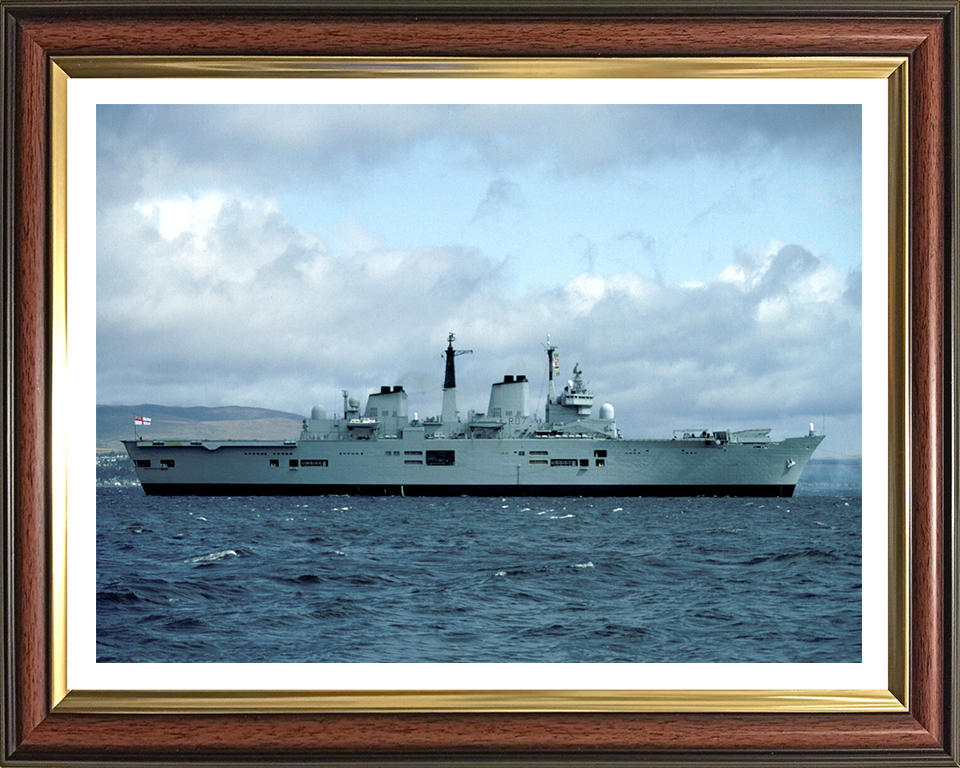 HMS Ark Royal R07 Royal Navy Invincible class aircraft carrier Photo Print or Framed Print - Hampshire Prints