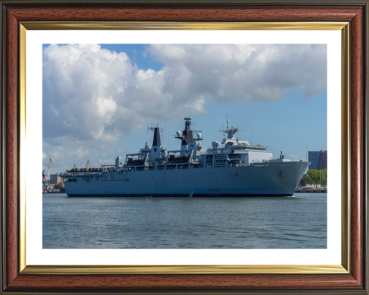 HMS Albion L14 Royal Navy Albion Class amphibious ship Photo Print or Framed Print - Hampshire Prints