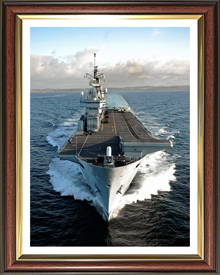 HMS Ark Royal R07 Royal Navy Invincible class aircraft carrier Photo Print or Framed Print - Hampshire Prints