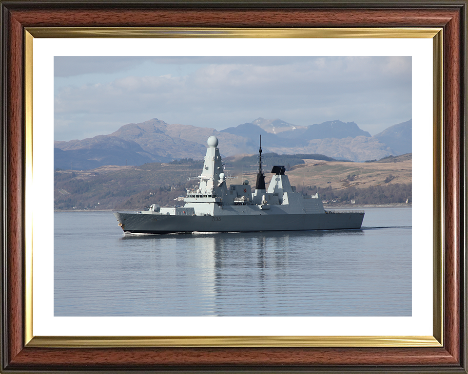 HMS Defender D36 Royal Navy Type 45 Destroyer Photo Print or Framed Photo Print - Hampshire Prints