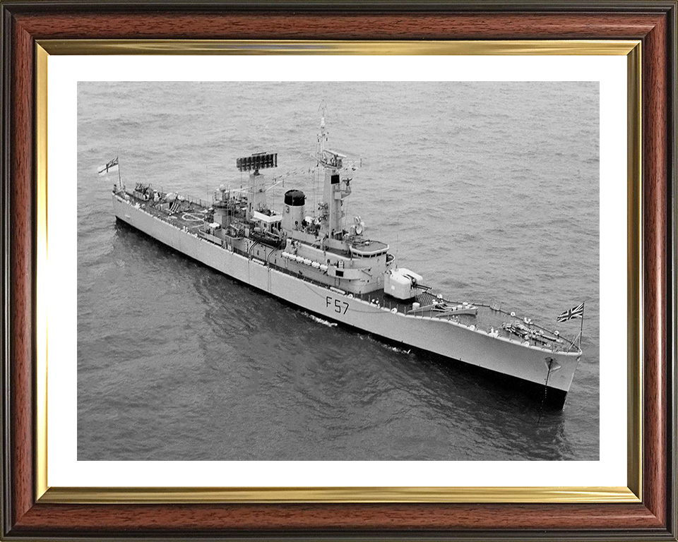 HMS Andromeda F57 Royal Navy Leander class frigate Photo Print or Framed Print - Hampshire Prints