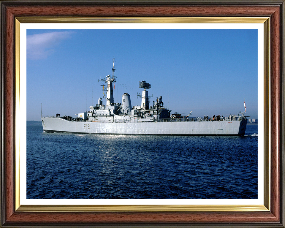 HMS Achilles F12 Royal Navy Leander Class Frigate Photo Print or Framed Print - Hampshire Prints