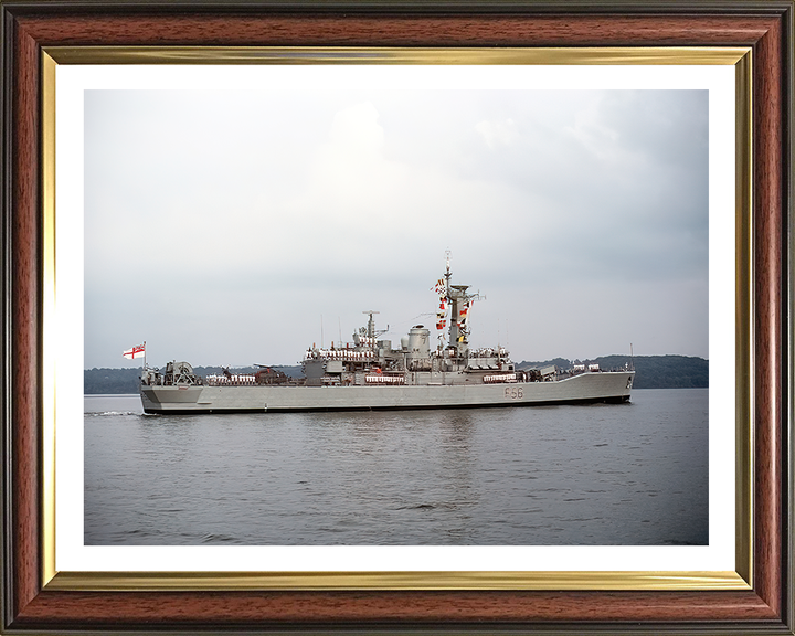 HMS Argonaut F56 Royal Navy Leander class frigate Photo Print or Framed Print - Hampshire Prints