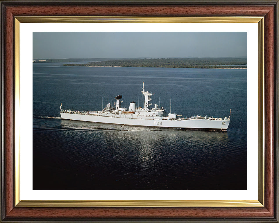 HMS Cleopatra F28 Royal Navy Leander class frigate Photo Print or Framed Print - Hampshire Prints