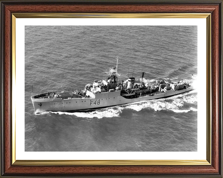 HMS Dundas F48 Royal Navy Blackwood class frigate Photo Print or Framed Print - Hampshire Prints