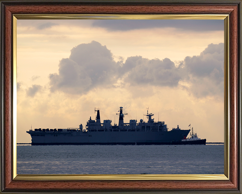 HMS Albion L14 Royal Navy Albion Class amphibious ship Photo Print or Framed Print - Hampshire Prints