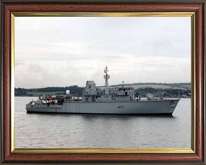 HMS Brecon M29 Royal Navy Hunt class mine countermeasures vessel Photo Print or Framed Print - Hampshire Prints