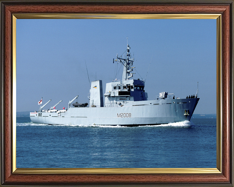 HMS Blackwater M2008 Royal Navy River class minesweeper Photo Print or Framed Print - Hampshire Prints