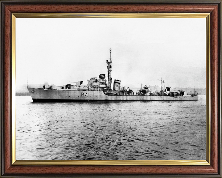 HMS Constance R71 Royal Navy C class destroyer Photo Print or Framed Print - Hampshire Prints