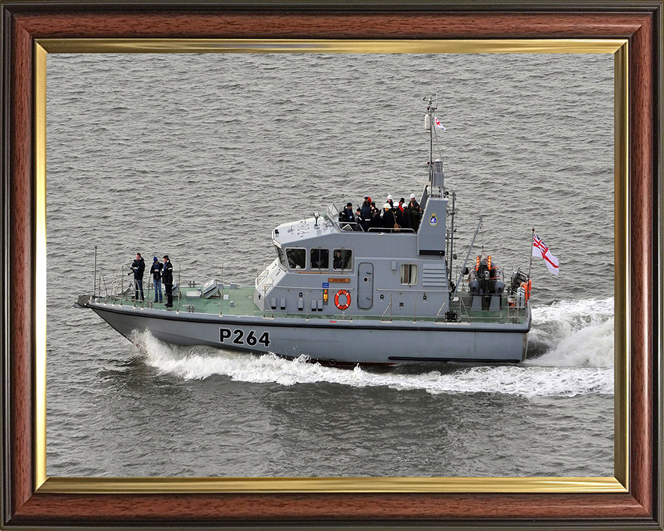 HMS Archer P264 Royal Navy Archer class P2000 patrol vessel Photo Print or Framed Print - Hampshire Prints