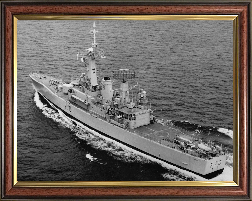 HMS Apollo F70 Royal Navy Leander class Frigate Photo Print or Framed Print - Hampshire Prints