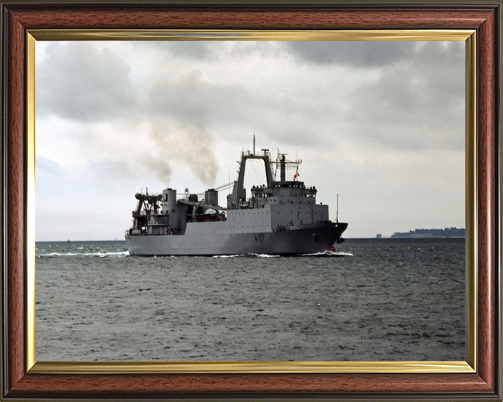 HMS Challenger K07 Royal Navy diving support vessel Photo Print or Framed Print - Hampshire Prints