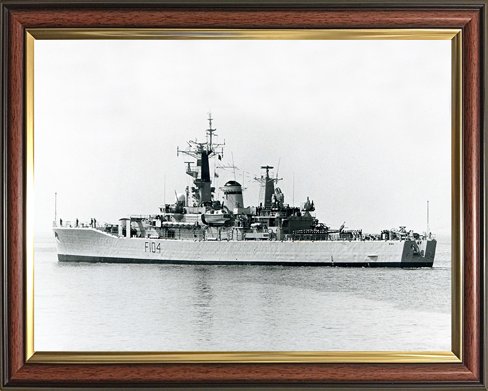 HMS Dido F104 Royal Navy Leander class frigate Photo Print or Framed Print - Hampshire Prints