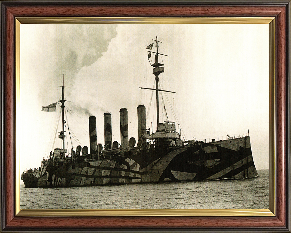 HMS Amphitrite (1898) Royal Navy Diadem class Cruiser Photo Print or Framed Photo Print - Hampshire Prints