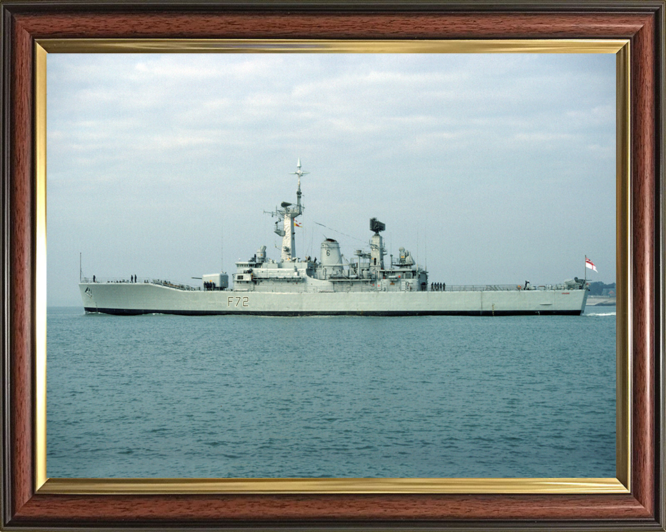 HMS Ariadne F72 Royal Navy Leander class frigate Photo Print or Framed Print - Hampshire Prints