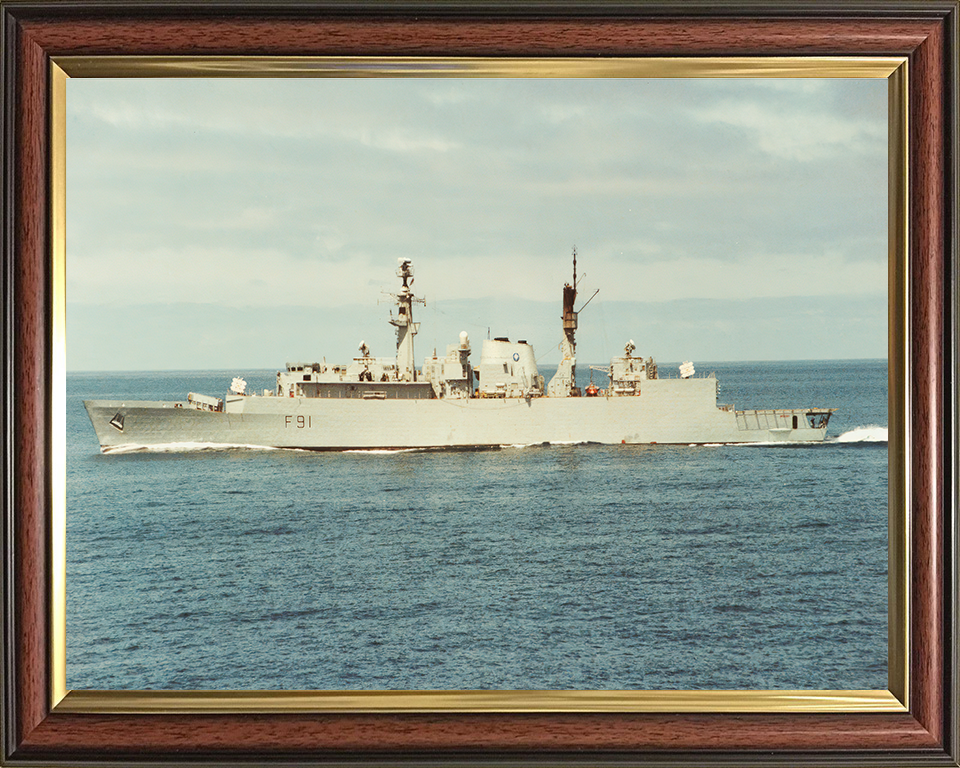 HMS Brazen F91 Royal Navy Type 22 frigate Photo Print or Framed Print - Hampshire Prints