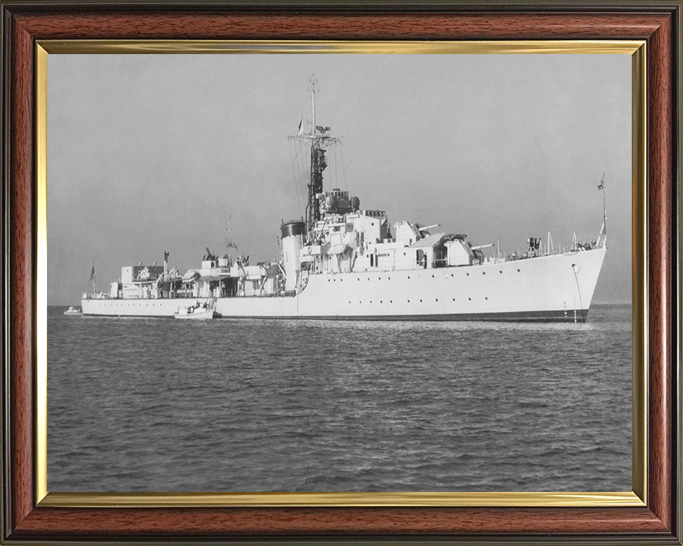 HMS Chequers R61 Royal Navy C class destroyer Photo Print or Framed Print - Hampshire Prints