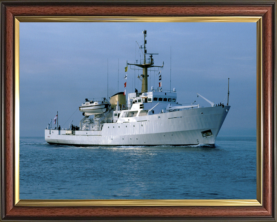 HMS Beagle A319 Royal Navy Bulldog class ship Photo Print or Framed Print - Hampshire Prints