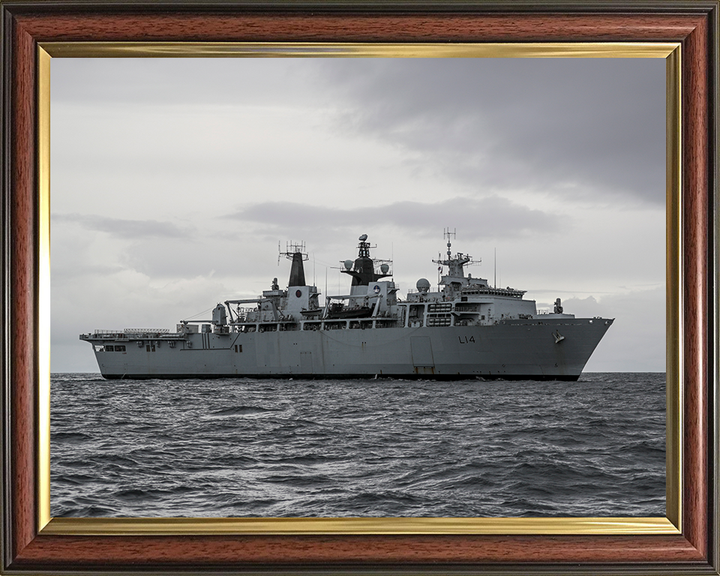 HMS Albion L14 Royal Navy Albion Class amphibious ship Photo Print or Framed Print - Hampshire Prints