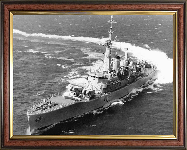 HMS Cleopatra F28 Royal Navy Leander class frigate Photo Print or Framed Print - Hampshire Prints