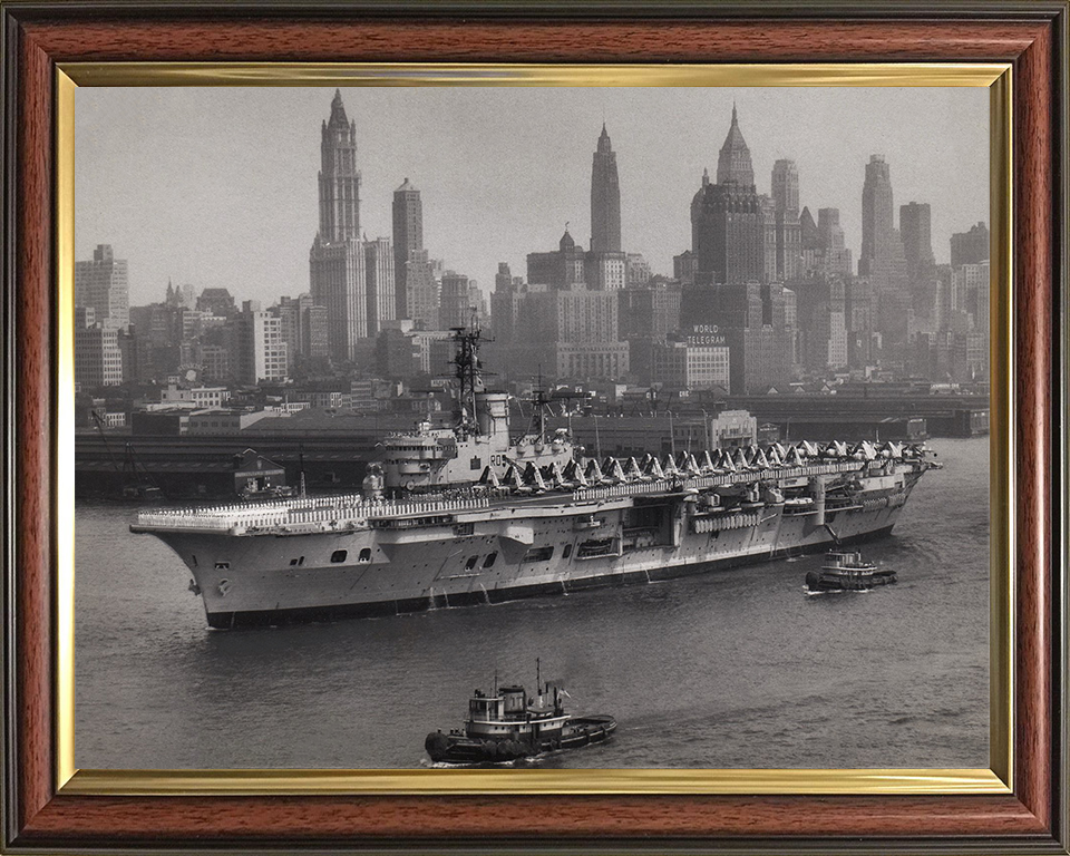 HMS Ark Royal R09 Royal Navy Audacious class aircraft carrier Photo Print or Framed Print - Hampshire Prints