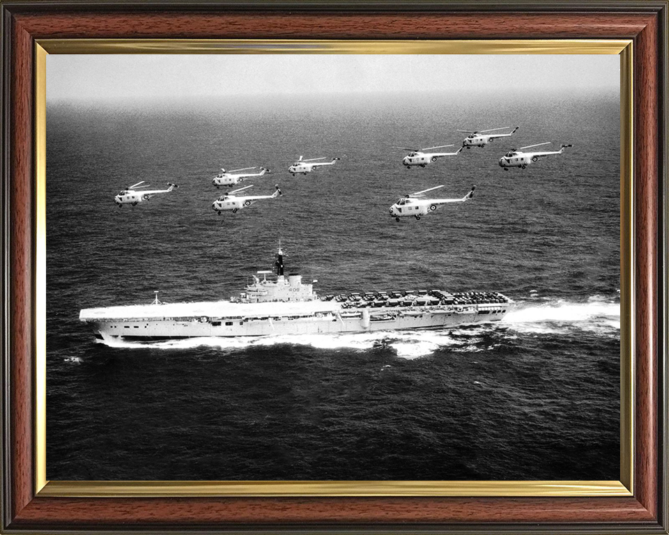 HMS Bulwark R08 Royal Navy Centaur class light fleet carrier Photo Print or Framed Print - Hampshire Prints