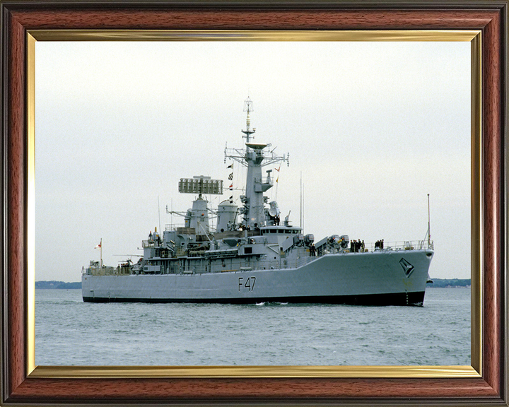 HMS Danae F47 Royal Navy Leander Class Frigate Photo Print or Framed Print - Hampshire Prints