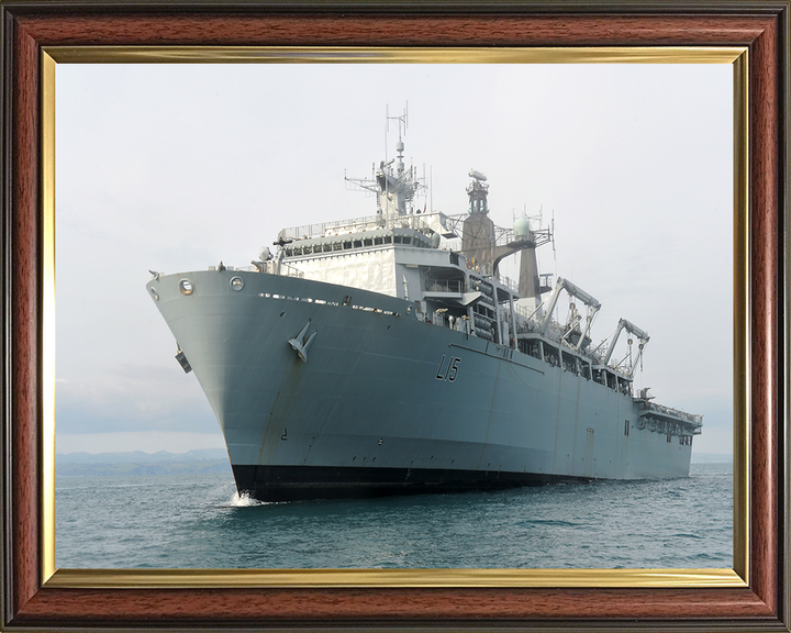 HMS Bulwark L15 Royal Navy Albion class amphibious ship Photo Print or Framed Print - Hampshire Prints