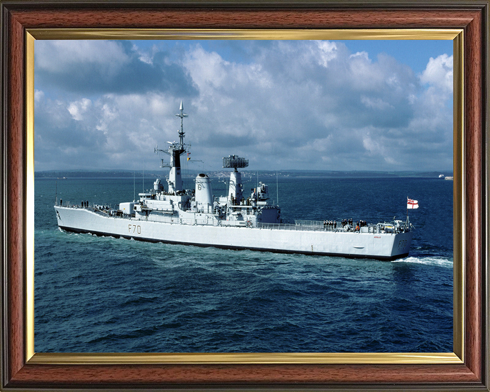 HMS Apollo F70 Royal Navy Leander class Photo Print or Framed Print - Hampshire Prints