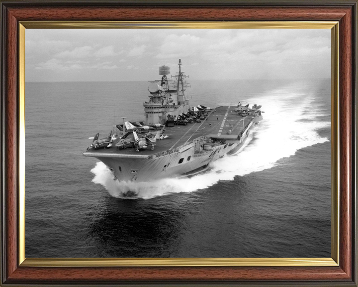 HMS Eagle R05 Royal Navy Audacious class aircraft carrier Photo Print or Framed Print - Hampshire Prints